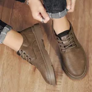 천진반남친 여름 빈티지 캐주얼 베스트셀러 진짜 가죽 신발 데일리룩 다용도 로퍼 가죽화 봄가을 소재 소프