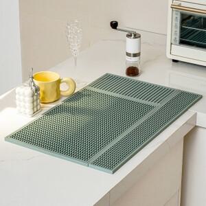 가정용 미끄럼 방지 바 주방 배수 매트 그릇 플레이트 테이블 절연 멀티 사이즈 커피 머신 표면 안티 핫