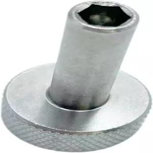 페달 스틸 기타용 튜닝 렌치 - 표준 3/16인치 나일론 육각 너트 스테인리스 너들 그립 1팩