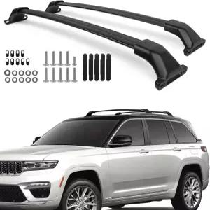 지프 그랜드 체로키 L 2021-2026 및 2022-2026용 300파운드 루프랙 크로스바 자전거 카약 화물 운송업체