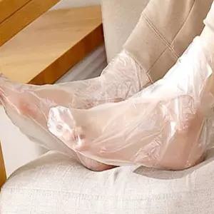 일회용 발 비닐양말 100개입 헬스장 허리근육 발스트레칭도구