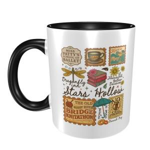 길모어 걸스 스타즈 홀로우 레트로 복고풍 엔틱 머그 재미있는 세라믹 커피잔 차 우유컵 음료용품 친구 선