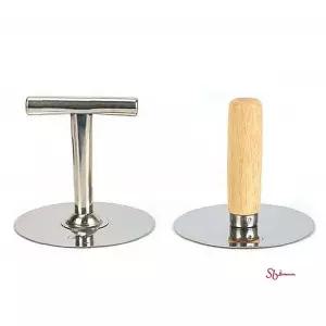 호떡 스텐 대형 누름판 누르개 부침 누르게zab379