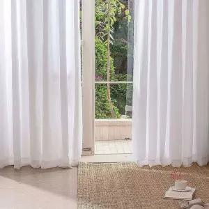 고밀도 쉬폰커튼 커텐 긴창 135x233cm 핀형 아일렛형fgh555