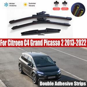 시트로엥 C4 그랜드 피카소 2 2013-2022 2014 와이퍼 전면 및 후면 블레이드 앞유리 윈드스크린 윈도우 브