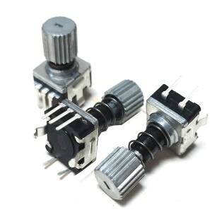 호환상품 차량 오디오 내비게이션 볼륨 스위치 인코더 용수철 푸시 단추 포함 자동 잠금 선택 구형 아우디