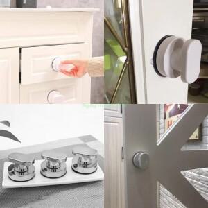 호환상품 24TE 흡입 컵 서랍 유리 거울 벽 타일 핸들 문 풀 진공 손잡이
