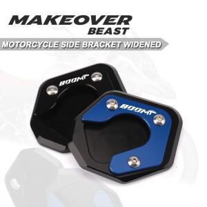 CFMOTO 800MT MT 2021-2024 바이크 오토바이 사이드 스탠드 확대기 플레이트 킥 확장 CNC 알루미늄