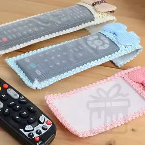 레이스 리본 리모컨커버 리모컨수납