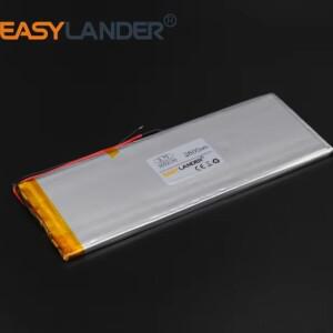 3.7V 2600mAh 3552130 충전식 리튬 이온 폴리머 배터리