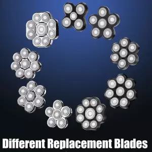 호환  유니버사 7헤드 쉐이버 교체 헤드 헤드 쉐이버용 다양한 8 6 5중날 9D 교체 쉐이버