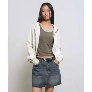 GENERALIDEA 워싱 데님 미니 스커트 [DARK BLUE] / GF1LSK502 104158