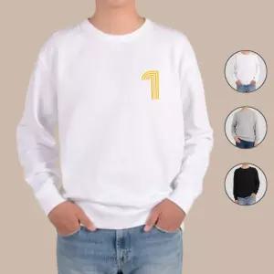 맨투맨 전색상 숫자 넘버링 스트라이프 프린트셔츠a Gxt5+3SFV