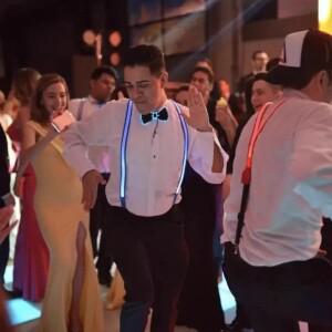 나비 넥타이와 멜빵 LED 조명 여성용 바지 용 옷걸이 남성용 헤비 듀티 바이크 오토바이 벨트