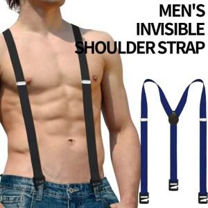 남성용 캐쥬얼 멜빵 바지 조정 가능 버팀대   3 후크 2.5cm 너비