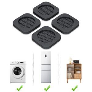 호환상품 4/8pcs 세탁기 냉장고 가구 방진 피트 패드 고무 다리 안티 슬립 침묵 스탠드 지원 매트