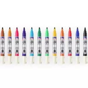 [문구/오피스] 유성매직세트 12색 이름펜 12색상 매직펜 유성마카펜 유성펜