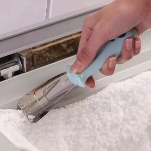 호환상품 냉장고 냉동고 용 수동 얼음 긁는 도구 서리 제거 스테인레스 스틸 삽 제빙 가정용 해동 보조 가