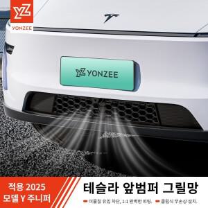 YZ 테슬라 호환 모델 Y 주니퍼 2025 에어 인렛 통풍구 커버 가드 보호 차량용 방충 전면 메쉬 그릴 메시