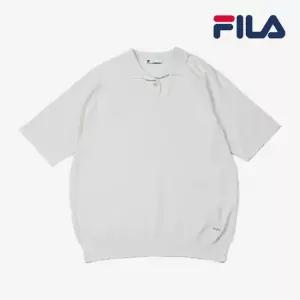 휠라골프 여성 옵티마 쿨 반팔 니트 _FG2STD2900FCRM