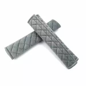 [CAR] 벨벳 벨트 회색 커버 벨벳벨트커버 차량안전벨트커버쿠션 자동차벨벳안전벨트 안전