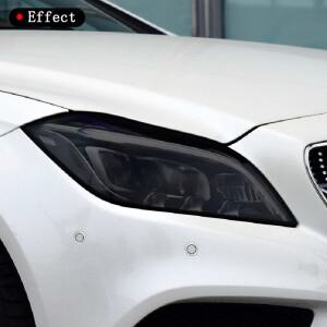 메르세데스 벤츠 호환 CLS 클래스 W218 C257 AMG 자동차 헤드 라이트 색조 검은 연기 보호 필름 투명 TPU