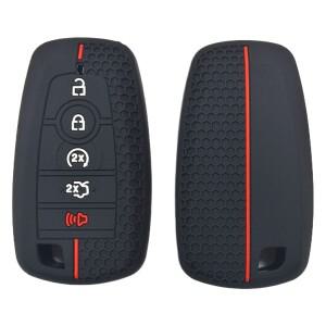 호환상품 포드 랩터 F150 리모컨 5버튼 허니콤 패턴 자동차 키 커버 몬데오 샤프 실리콘 케이스