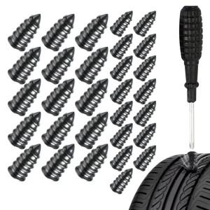 범용 타이어 수리 키트 30개 진공 펑크 플매트 카펫 러그 바이크 오토바이 자동차 트럭 ATV UTV 비상 도로