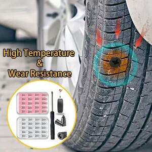 자동차 진공 타이어 수리 네일 트럭 바이크 오토바이 스쿠터 고무 펑크 도구 세트 접착제 못