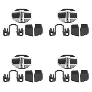 4세트 자동차 TRD 문 스태빌라이저 래치 프로텍터 (랜드크루저 LC200 캠리 코롤라 야리스 버클 커버)