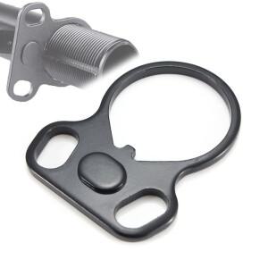 라이플 듀얼 루프 엔드 플레이트 슬링 어댑터 단일 포인트 마운트 어태치먼트 AR-15 M4 장난감 총 액세서리