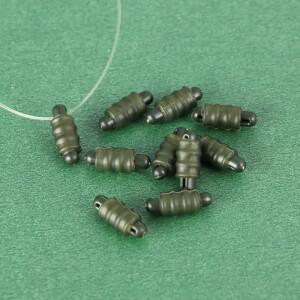 변경 정지 구슬 방법 낚시 피더 잉어 리그 커넥터 액세서리  장비 10개