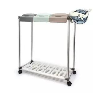 3단분리수거함 모던 가정용 분리수거 쓰레기통 재활용 통