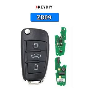 호환상품 KEYDIY ZB09 범용 KD 스마트 키 아우디 호환 스타일 ZB 시리즈 자동차 리모컨 3버튼 KD-X2 KD-MAX