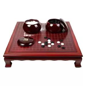 정통 오목판 장기판 대국 기원 원목 어르신 알까기 양면 바둑판 선물 세트