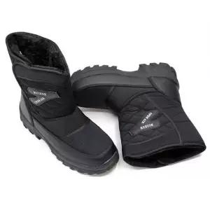 남자앵글부츠 생활방수 내부 인조털 따뜻한 방한 부츠 찍찍이 4cm