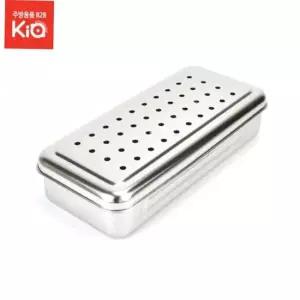 스텐수저통 단체급식 스텐 타공수저통 식당수저함 타공사각스텐수저통