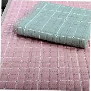 누빔카페트 극세사 순면 사계절 그리드 패드 침대 누빔