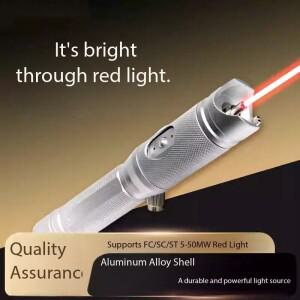 비주얼 폴트 로케이터 30mw50mw60mw 2200mAh 충전식 18650 배터리 적색광 펜 세라믹 코어 광케이블 긴 수명