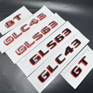 2024 신형 글자 숫자 GLC43 GLS63 GT W166 자동차 트렁크 스티커