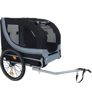 주비 펫 자전거 트레일러 132파운드 자전거용 XL 도그 퀵 릴리스 휠이 접이식 대형 캐리어 2in