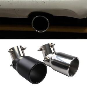 호환상품 조절 가능 머플러 팁 스테인리스 스틸 배기 노즐 앵글 테일 스로트 자동차 액세서리 (38mm-54mm