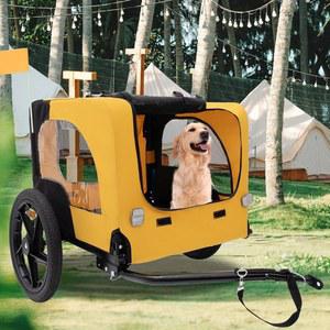 바퀴가 35 u201D 도그 자전거 트레일러 소형 형견용 접이식 캐리어 바닥