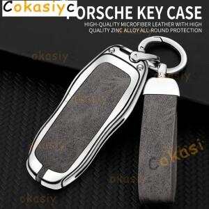 파나메라 마칸 포르쉐 카이엔 911 996 자동차 키 케이스 커버 스킨 홀더 보호 쉘 액세서리 키체인