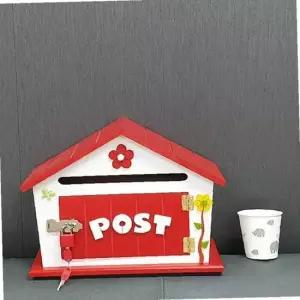 플라워 열쇠우체통 우편함 벽걸이 미니열쇠고리