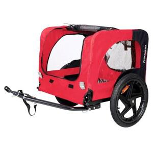 도그 바이크 트레일러 자전거용 카고 사이클 왜건 카트 반려동물 자전거 캐리어 3도어 알루미늄