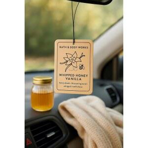 Bath & Body Works 휘핑 허니 앤 바닐라 걸이식 향기 - 자동차, 옷장 또는 가정을 위한 오래 지속되는 달콤한 공기 청정제, 리필 가능한 장식용 향기