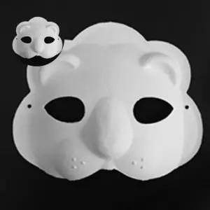 사자 5개 반가면 종이가면 색칠놀이 꾸미기 종이탈