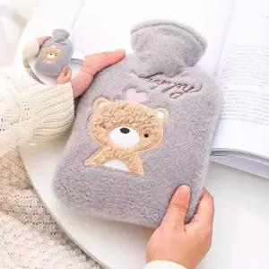 겨울 털 보들보들 물주머니 보온 1000ml 500ml