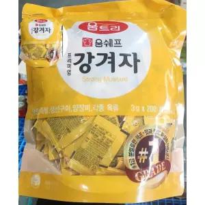 움트리 겨자소스 일회용 200입 액상 일회용 튜브 연